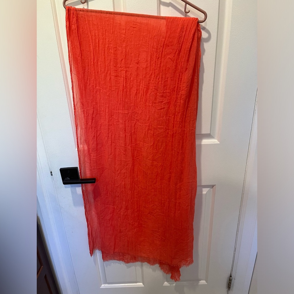 Elegant Coral Women's Scarf Fraas